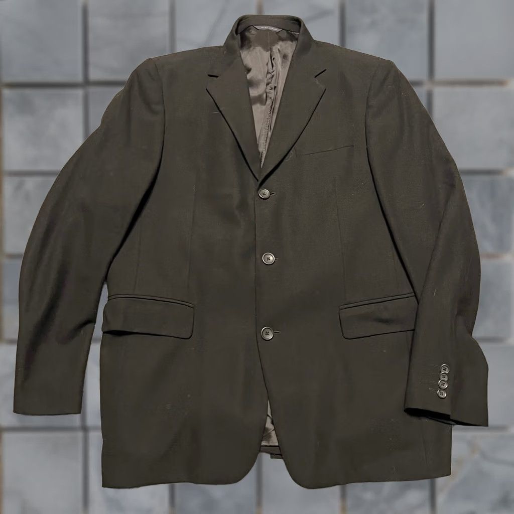 Banana Republic Banana Republic Jacket Mens 44 Black Blazer 44R Sport Coat Button Suit Size 44R - 1 Thumbnail