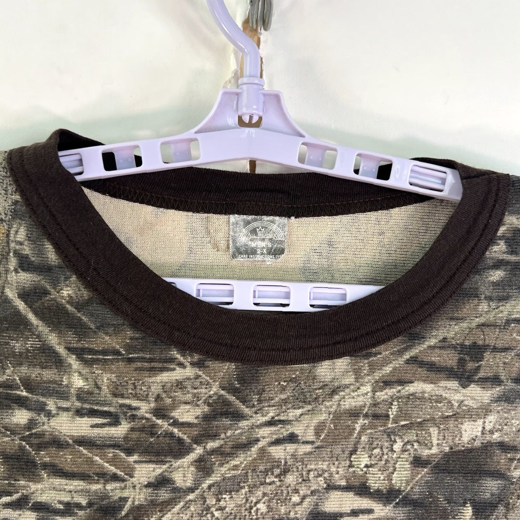 Vintage VINTAGE Mossy Oak T-Shirt Mens 2XL Crew Neck Long Sleeve Green Camouflage All Weather Outdoor Clothing Size US XXL / EU 58 / 5 - 4 Thumbnail