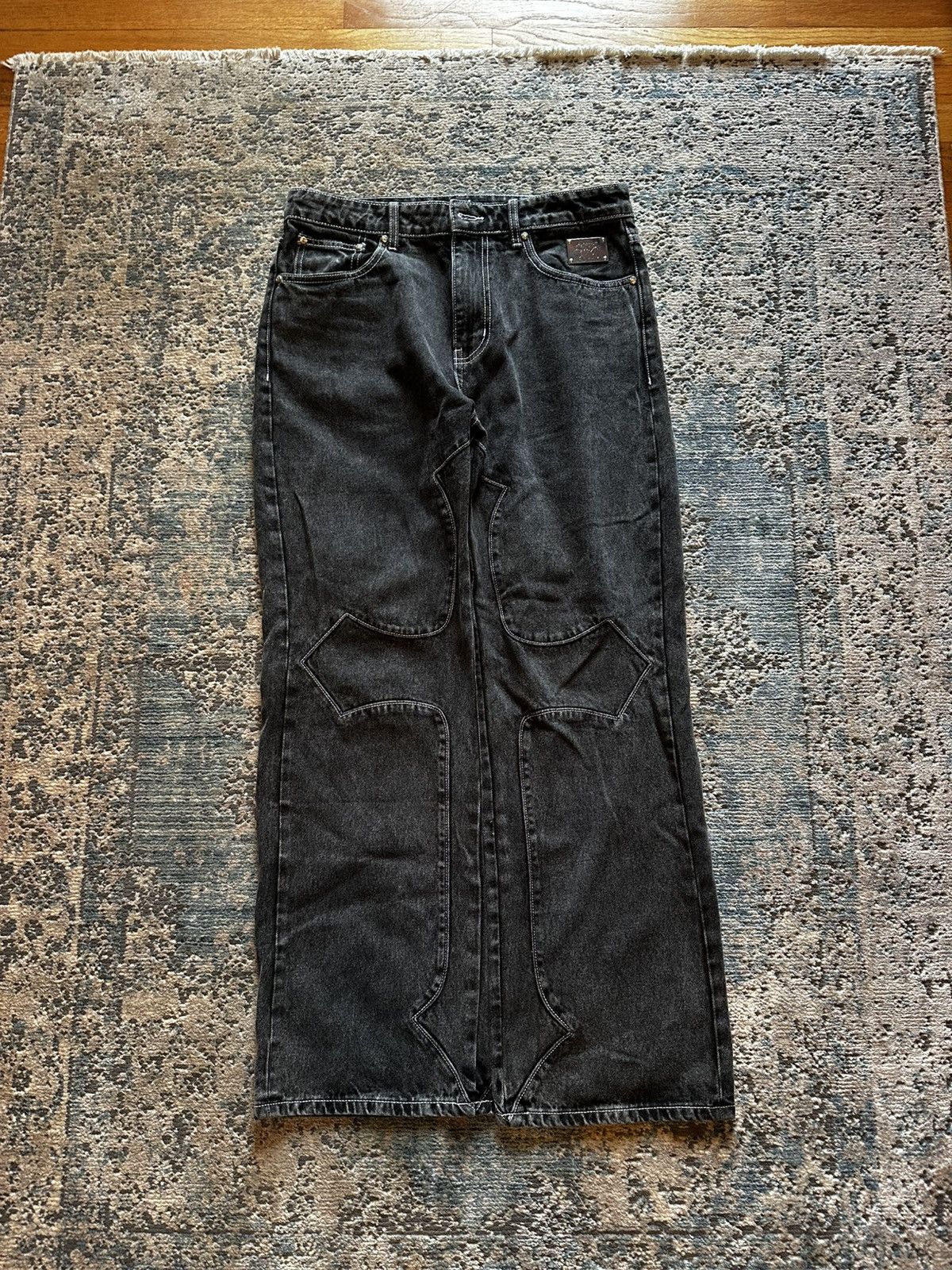 Revenge Revenge Cross Denim Black - 32 Size US 32 / EU 48 - 7 Thumbnail