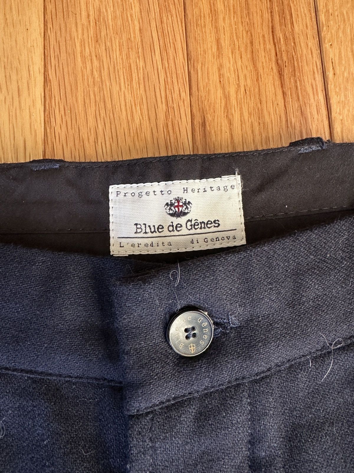 Other Blue de Gênes black cropped wool pants Size US 33 - 2 Thumbnail