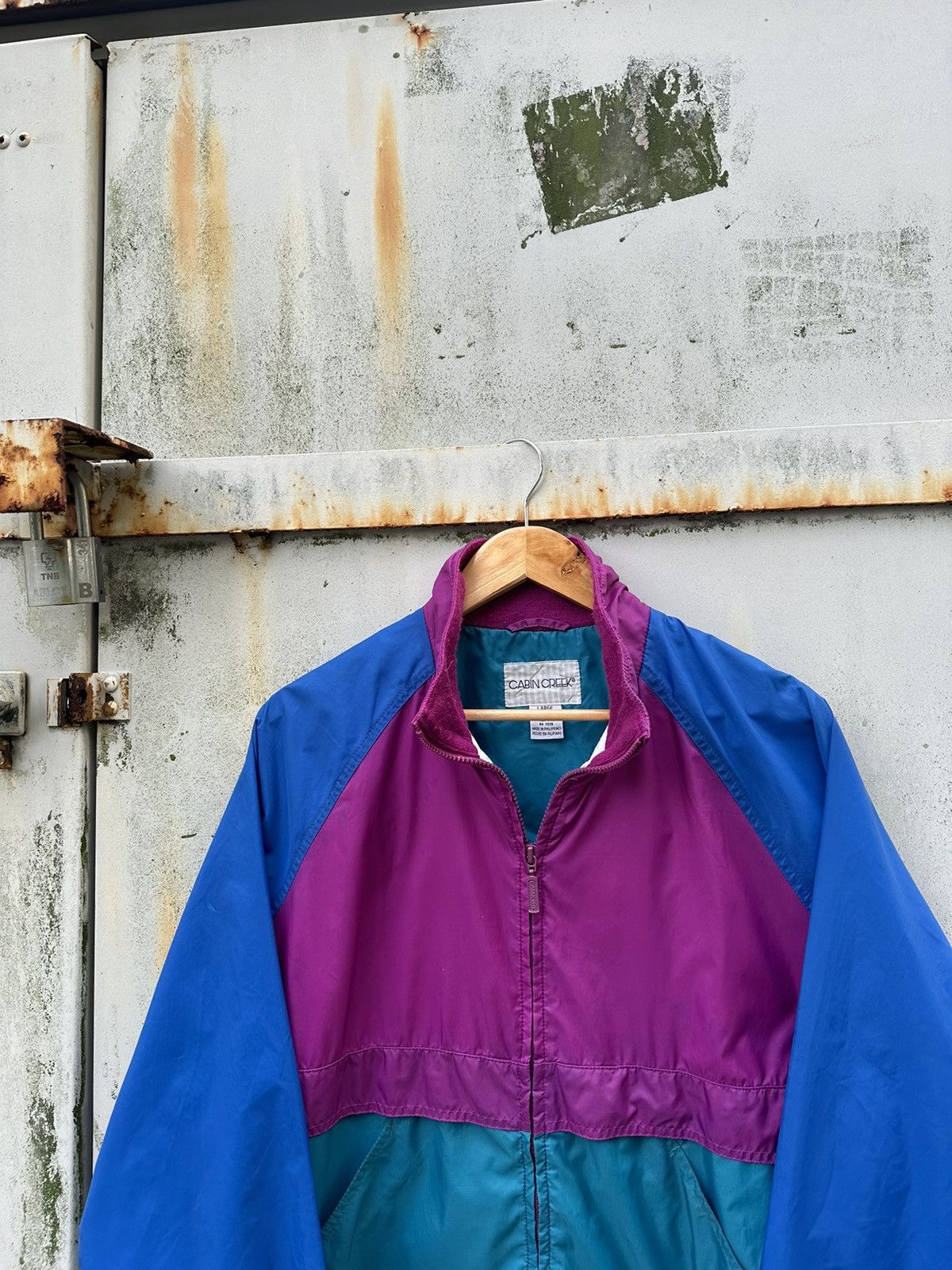 Cabin Creek 👹Vintage Cabin Creek Colour Block Windbreaker Size US M / EU 48-50 / 2 - 4 Thumbnail
