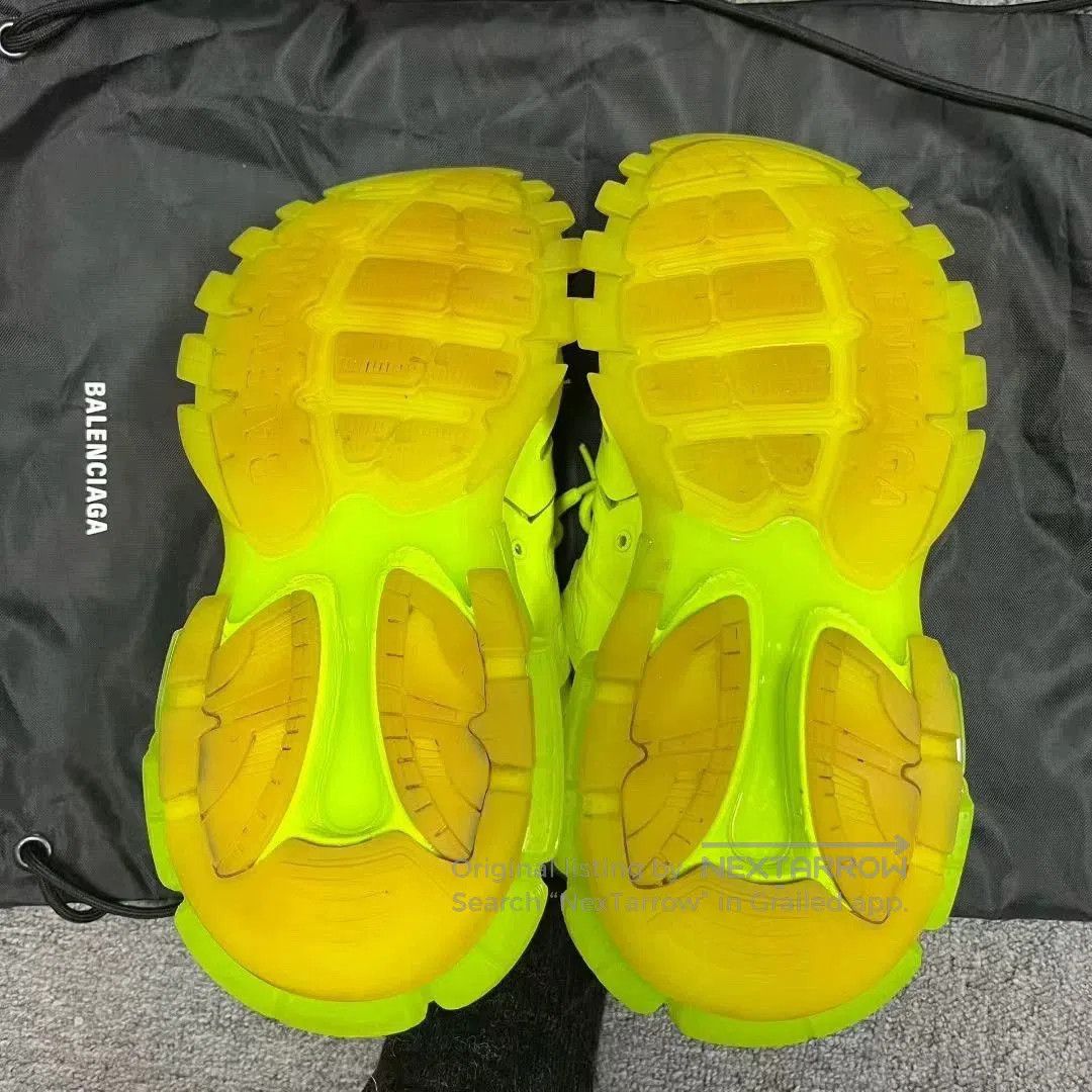 Balenciaga balenciaga yellow track low-top sneakers. Size US 7.5 / EU 40-41 - 6 Thumbnail