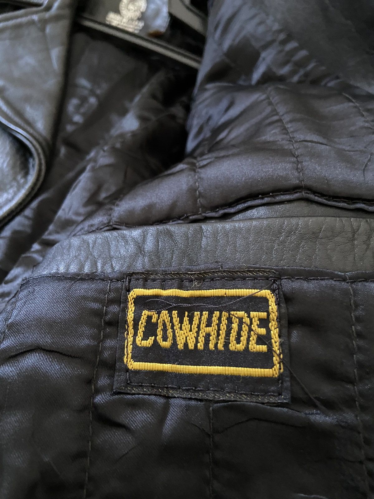 Genuine Leather Vintage Just Brass By Cowhide Leather Bird Motorcycle Jacket Size US M / EU 48-50 / 2 - 8 Thumbnail