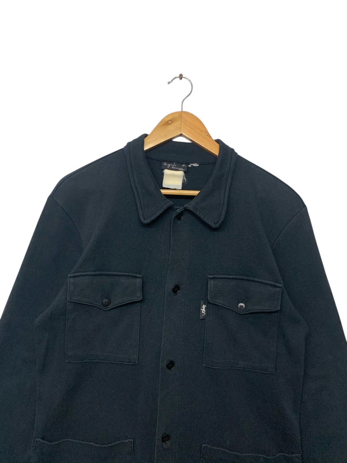 agnes b. Agnes B. Homme Paris Cardigan Button Down Cotton Jacket Size M / US 6-8 / IT 42-44 - 5 Thumbnail