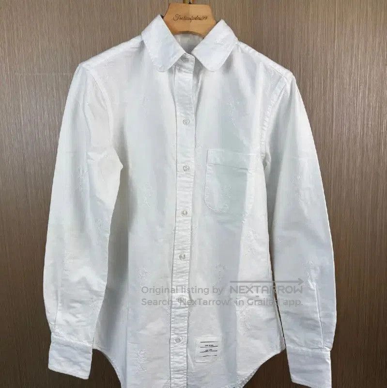 Thom Browne White Cotton Women's Shirt .
