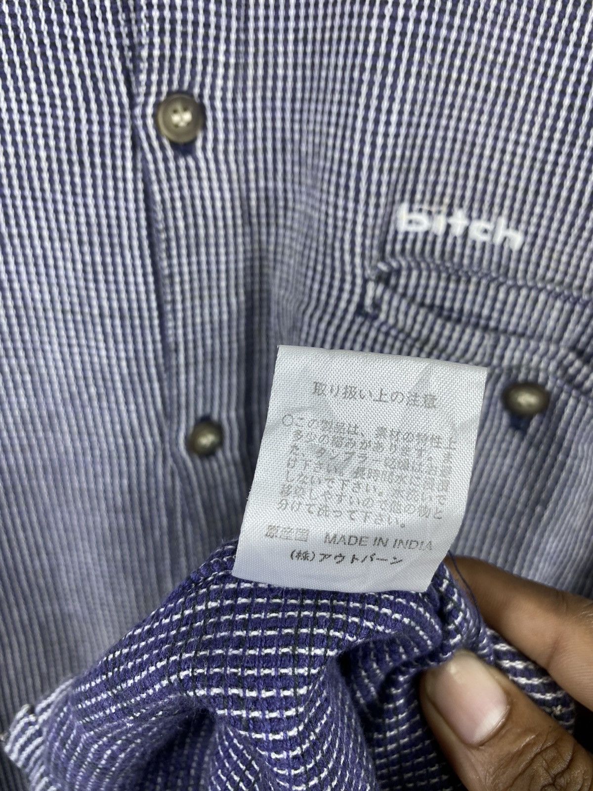 Flannel × Girl Skateboards × Vintage Vintage Plaid tartan flannel Bitch Skateboards Shirt Size US M / EU 48-50 / 2 - 10 Thumbnail