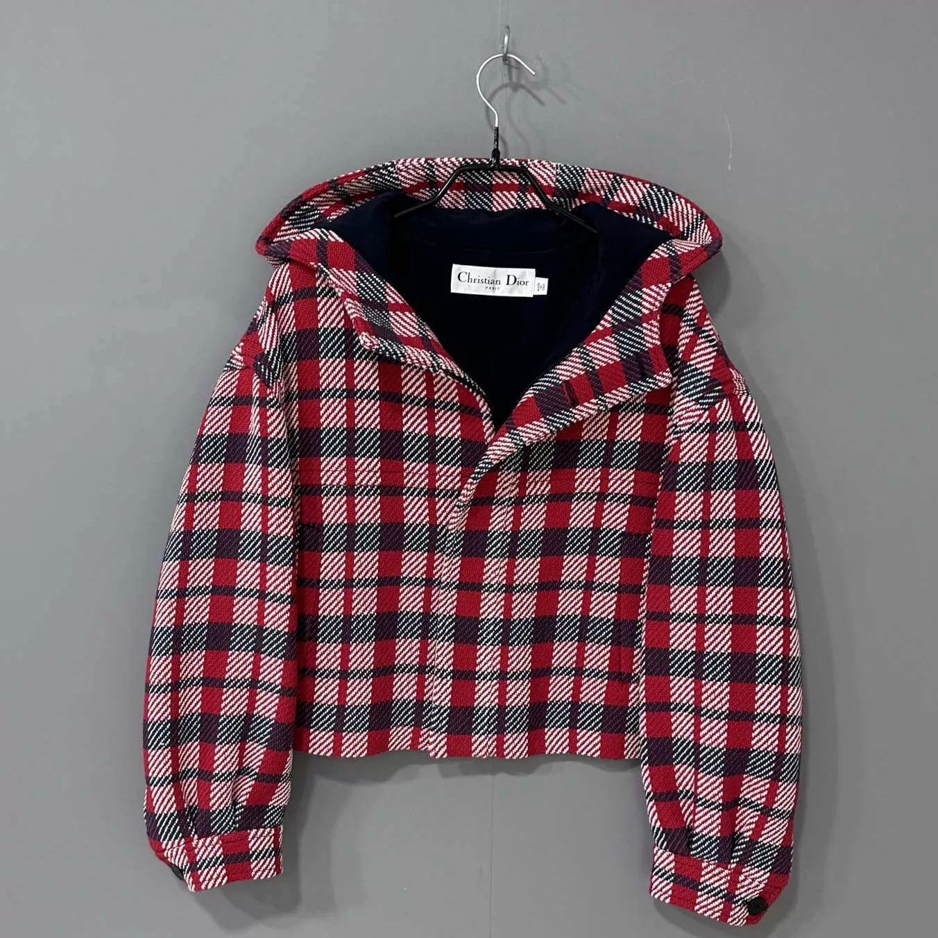 Dior Dior Checkered Hooded Jacket 36 Size XS / US 0-2 / IT 36-38 - 1 Thumbnail