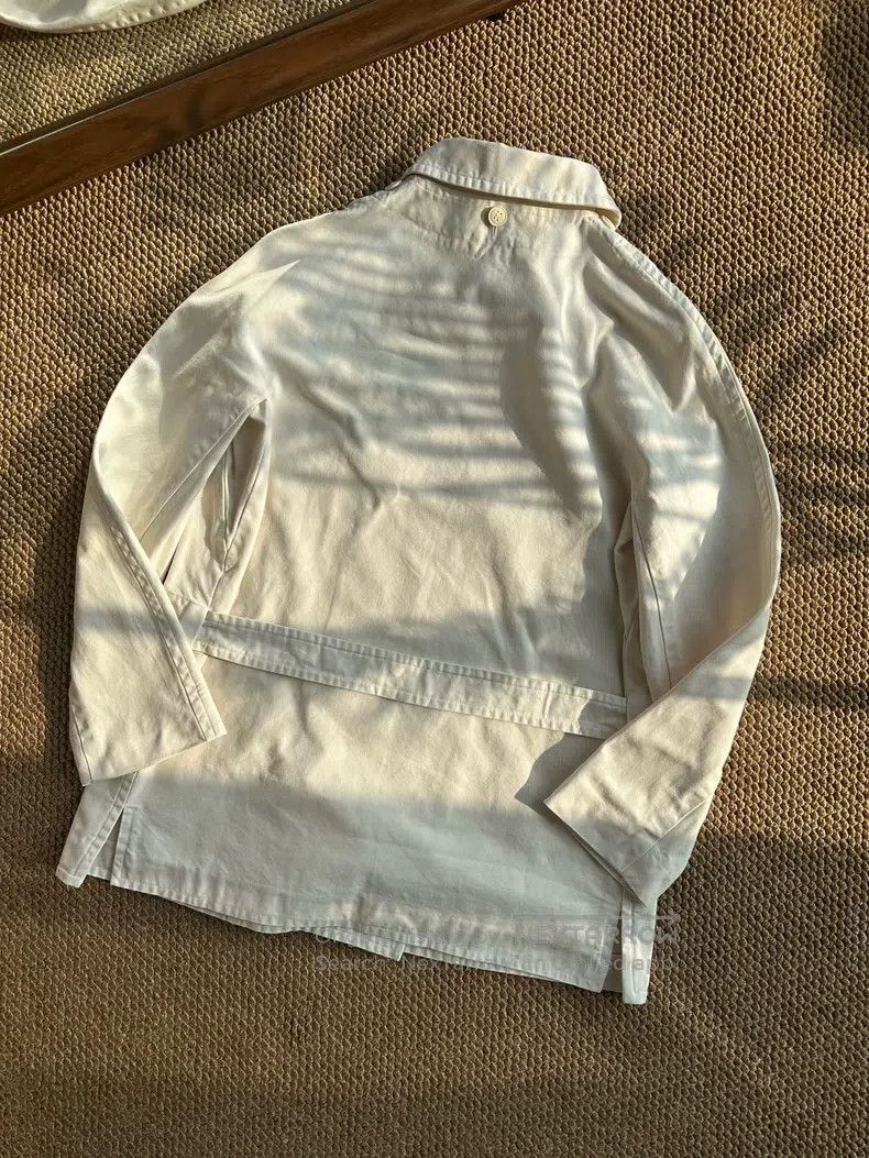 Hermes Hermes Margiela Era Cotton Detachable Collar Jacket - Whit Size XS / US 0-2 / IT 36-38 - 6 Thumbnail