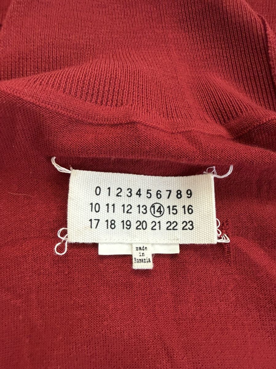 Maison Margiela Burgundy turtleneck Size US M / EU 48-50 / 2 - 5 Thumbnail