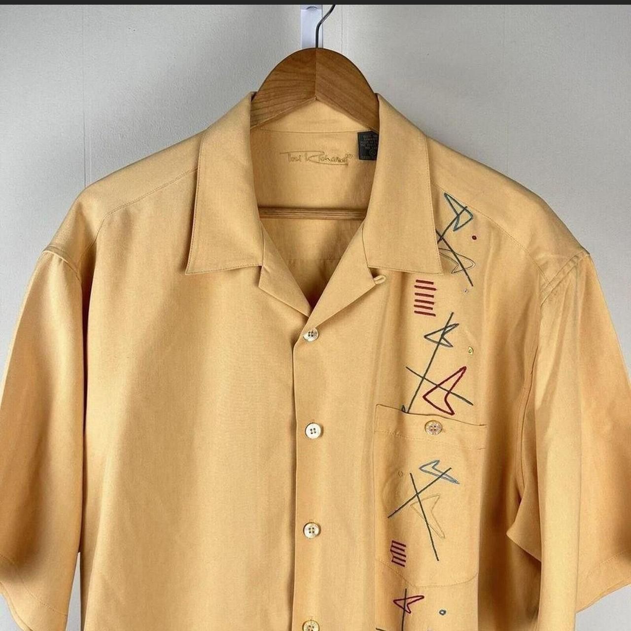 Tori Richard Tori Richard Silk Embroidered Retro Bebop Button Shirt Size US XL / EU 56 / 4 - 7 Thumbnail
