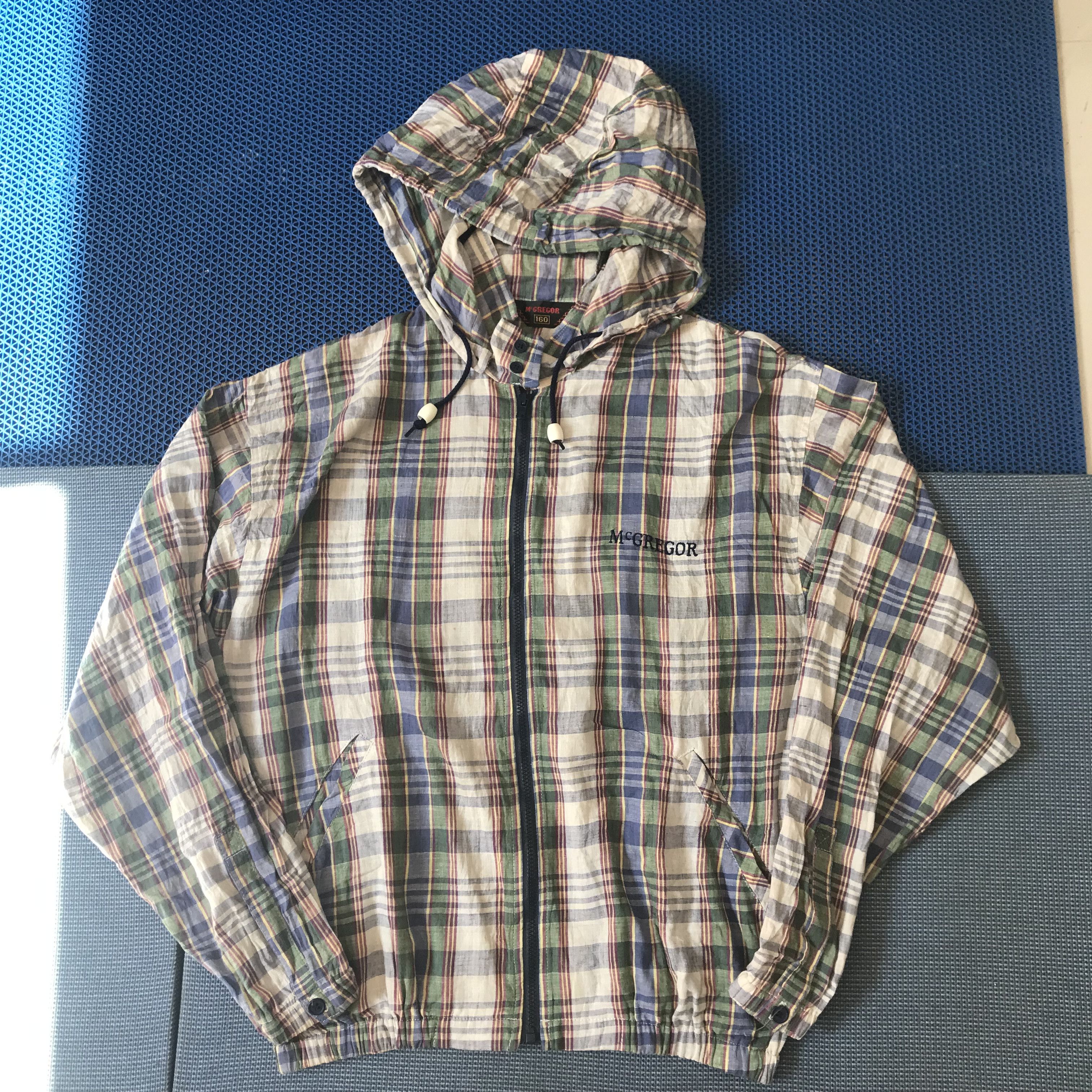 McGregor Vintage Mc Gregor Madrass ivy League Tartan hoodie Jacket Size US M / EU 48-50 / 2 - 5 Thumbnail