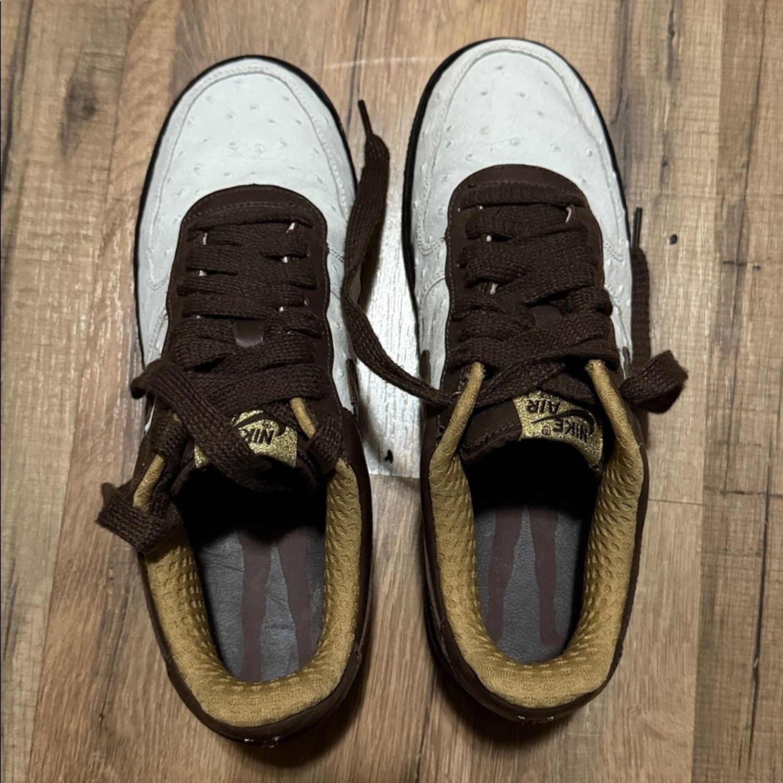 Nike 2006 Nike Air Force 1 Premium Boxing Champ Baroque Brown Size US 9.5 / EU 42-43 - 6 Thumbnail