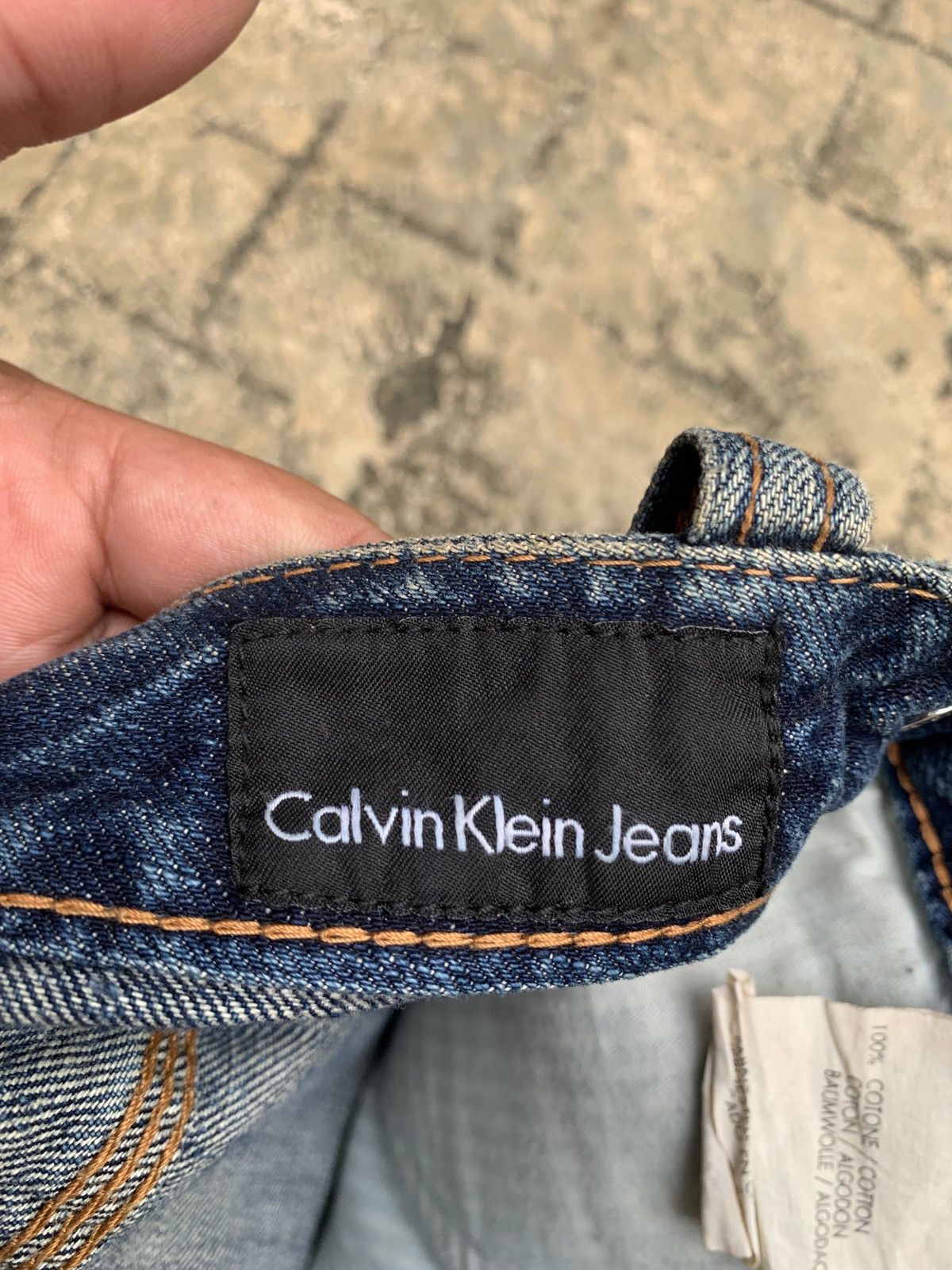 Calvin Klein Calvin Klein Jeans NY Washed Pocket Accent Mini Jeans Skirt Size 25" / US 0 / IT 36 - 10 Thumbnail