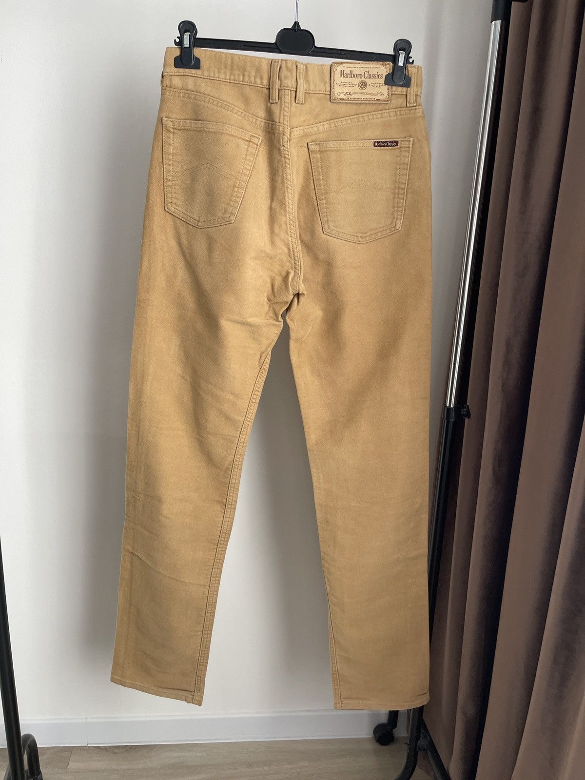 Marlboro Classics Vintage pants trousers marlboro classics beige W31 Size US 31 - 3 Thumbnail