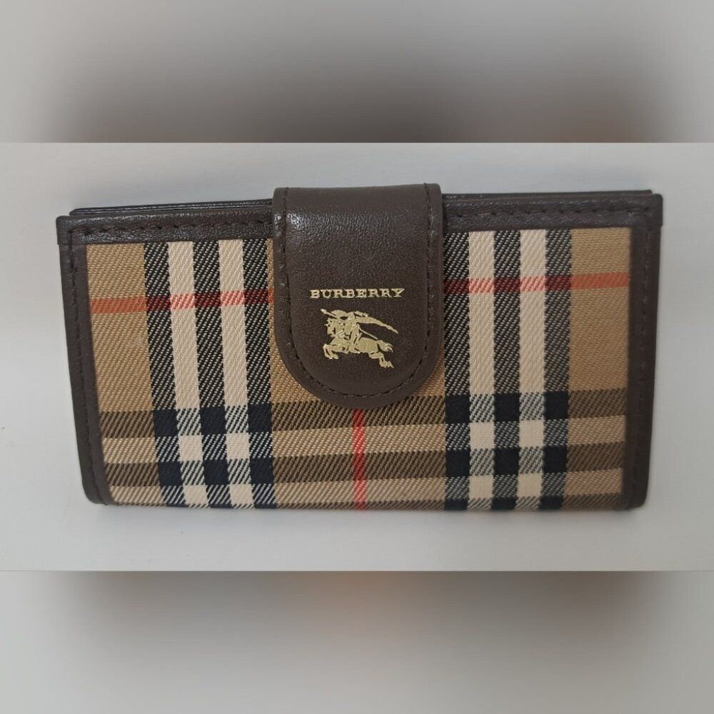 Burberry Vintage Burberry Key Holder Wallet Calfskin Nova Check 4 Ke Size ONE SIZE - 5 Thumbnail