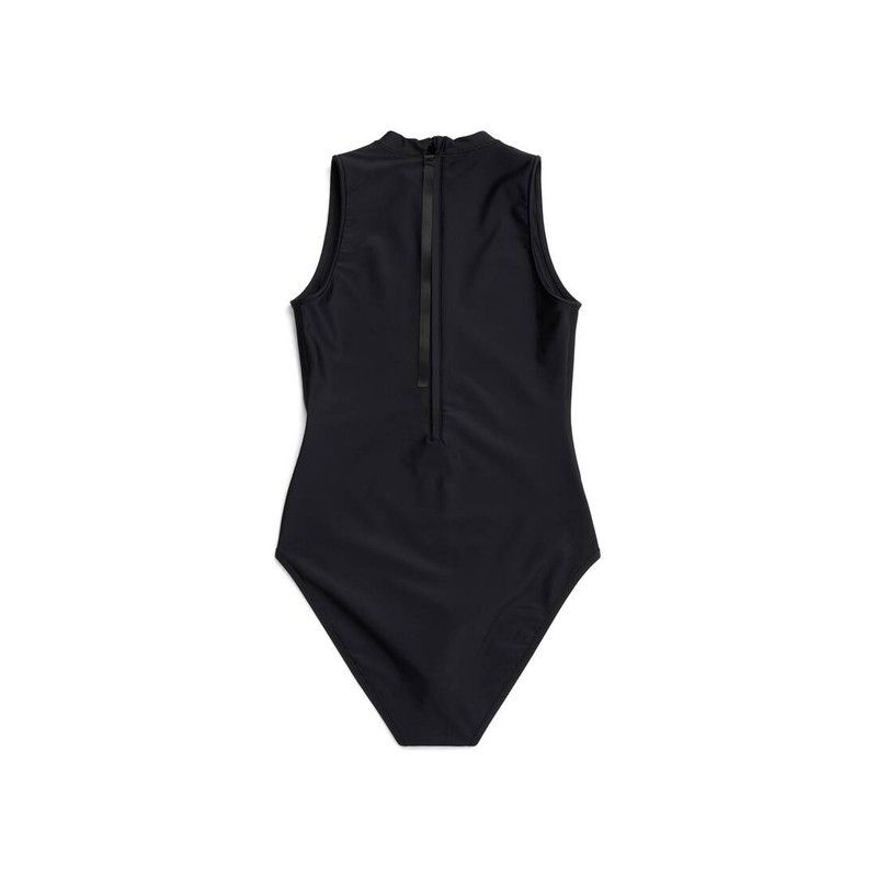 Balenciaga o1tr1nto1125 Sporty Tech Racing Swimsuit in Black Size XL / US 12-14 / IT 48-50 - 2 Thumbnail