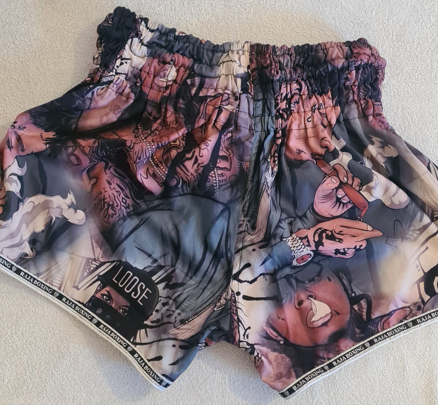 Joe Boxer Short Muay Thai RajaBoxing Limited edition SMOKE IT S Size US 30 / EU 46 - 3 Thumbnail