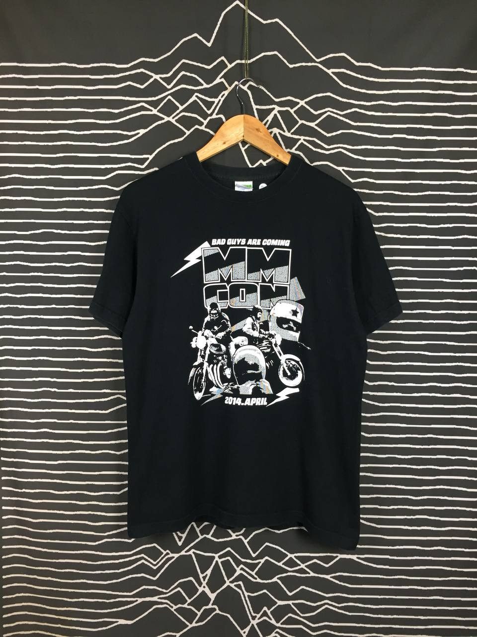 Japanese Brand × Vintage United Athle Bad Guys Are Coming MM CON Motorcycle Tee Size US L / EU 52-54 / 3 - 1 Thumbnail