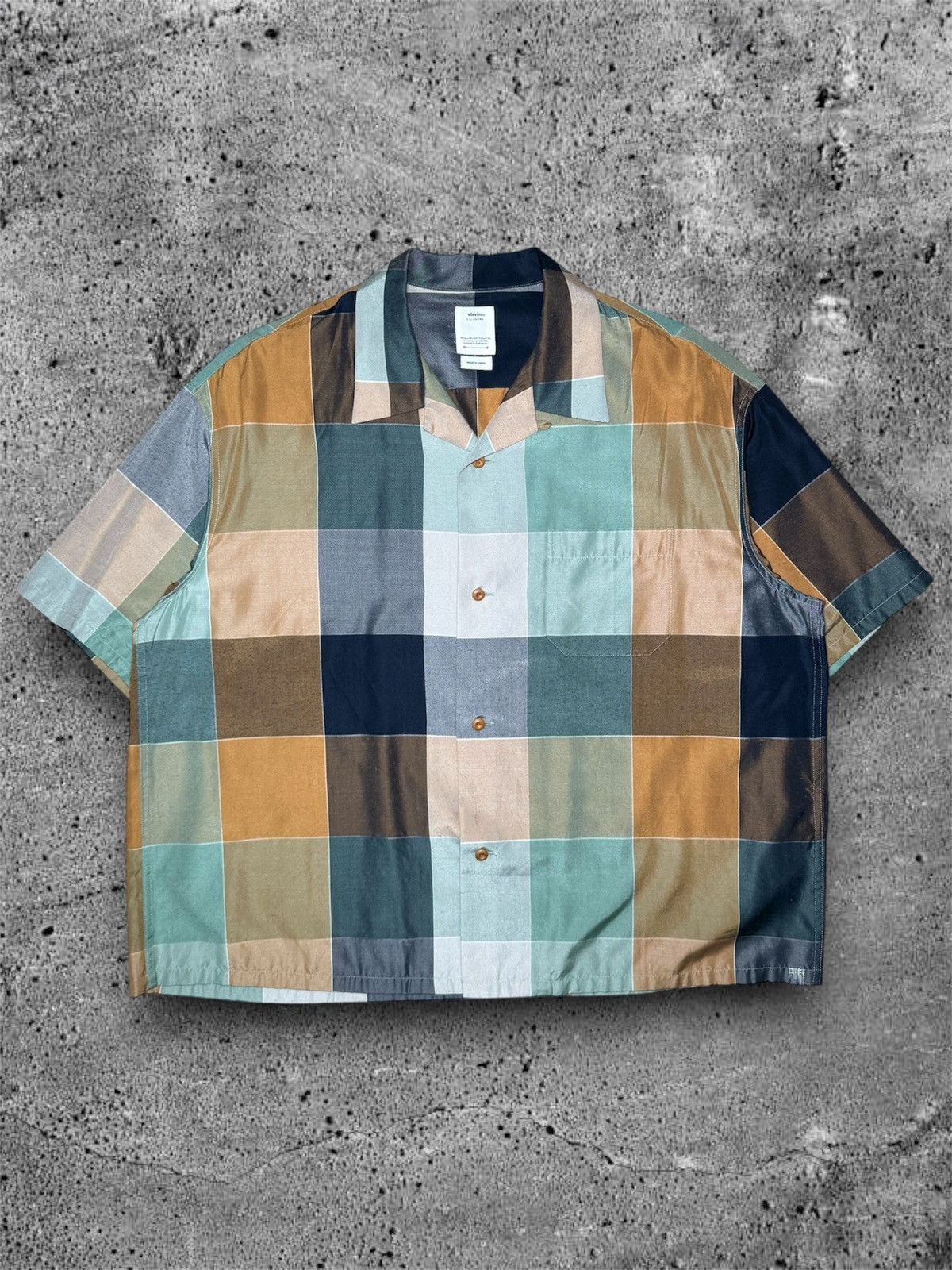 Visvim VISVIM “HARMON SHIRT S/S CHECK” Size US L / EU 52-54 / 3 - 1 Thumbnail