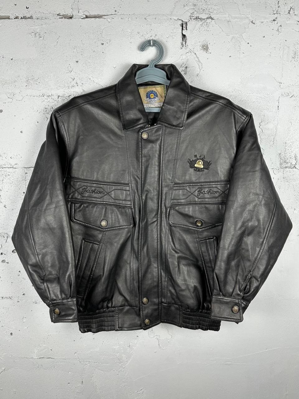 Vintage Vintage Trucker 90s Avantgarde Jacket Eco leather Size US M / EU 48-50 / 2 - 4 Thumbnail