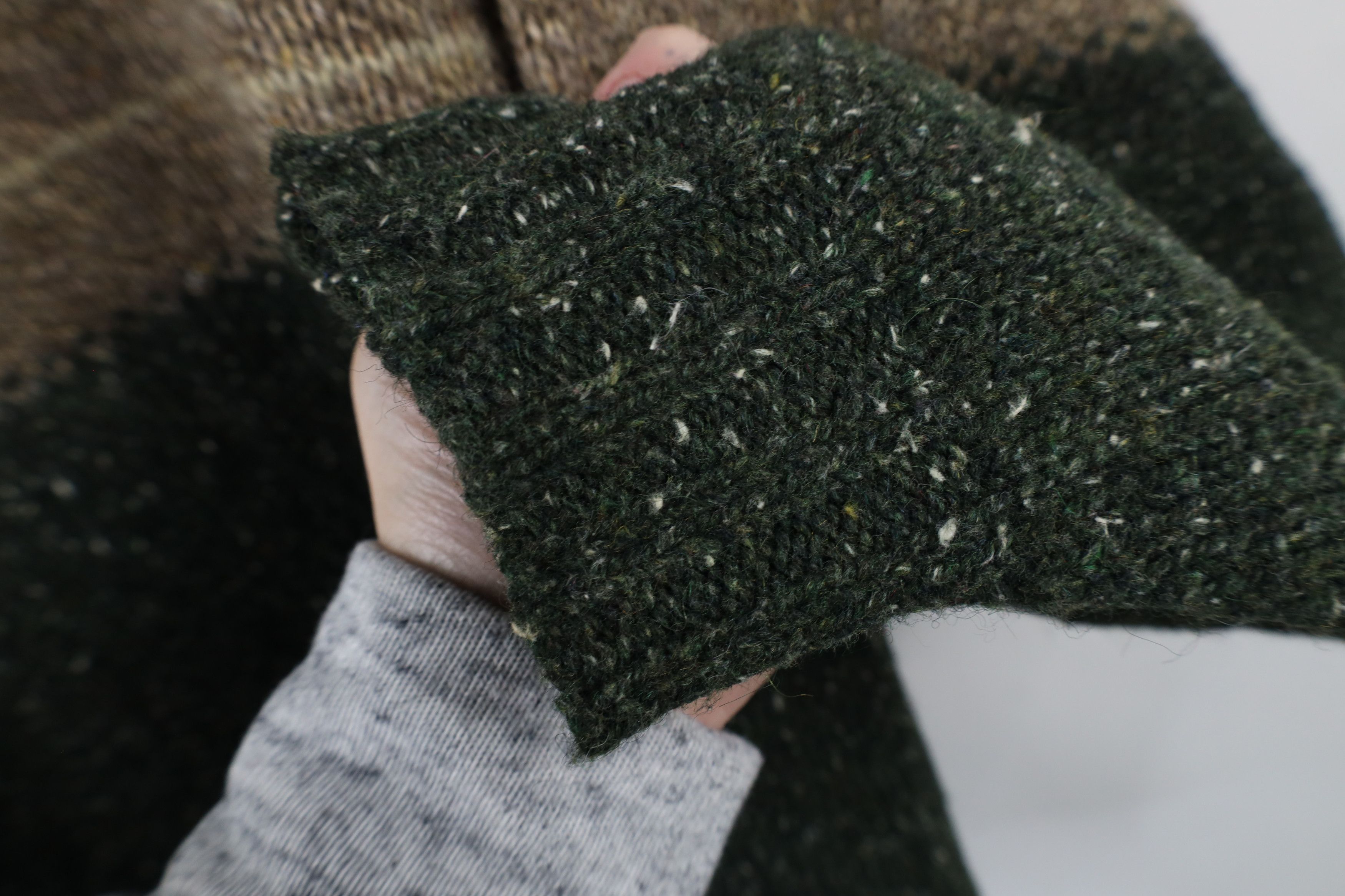 Eddie Bauer × Vintage Vintage 90s Eddie Bauer Fleck Wool Blend Knit Sweater USA Size US L / EU 52-54 / 3 - 5 Thumbnail