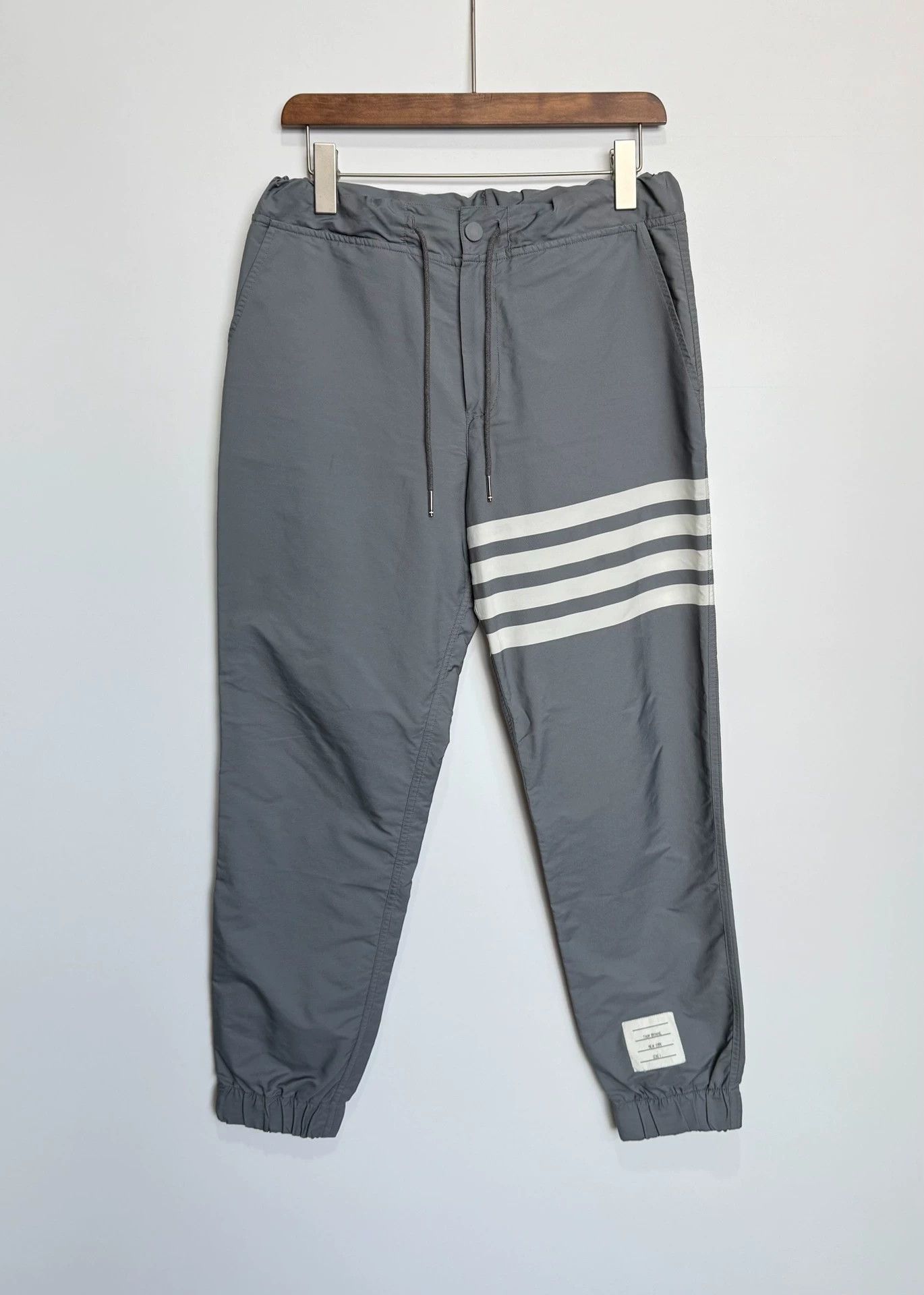 Thom Browne Thom Browne Tech Nylon Grey Jogger Pants Size 1 Size US 28 / EU 44 - 1 Thumbnail