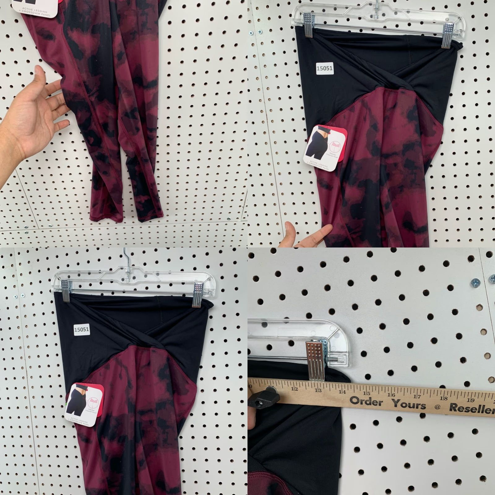 Vintage VINTAGE Isabel Maternity Women's XS Black Leggings Postpartum Active Ingrid & Isabel Maternity Leggings XS Black Women’s Active Size 26" / US 2 / IT 38 - 8 Thumbnail