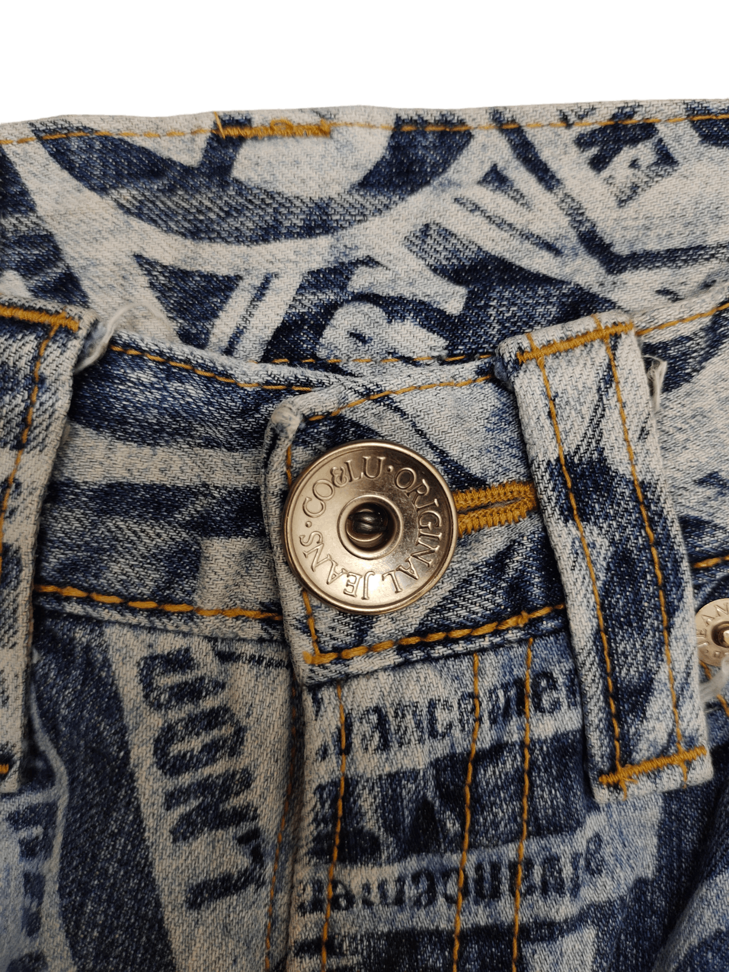 If Six Was Nine CO&LU Fullprint Design Denim Pants Julius Style Size US 28 / EU 44 - 3 Thumbnail