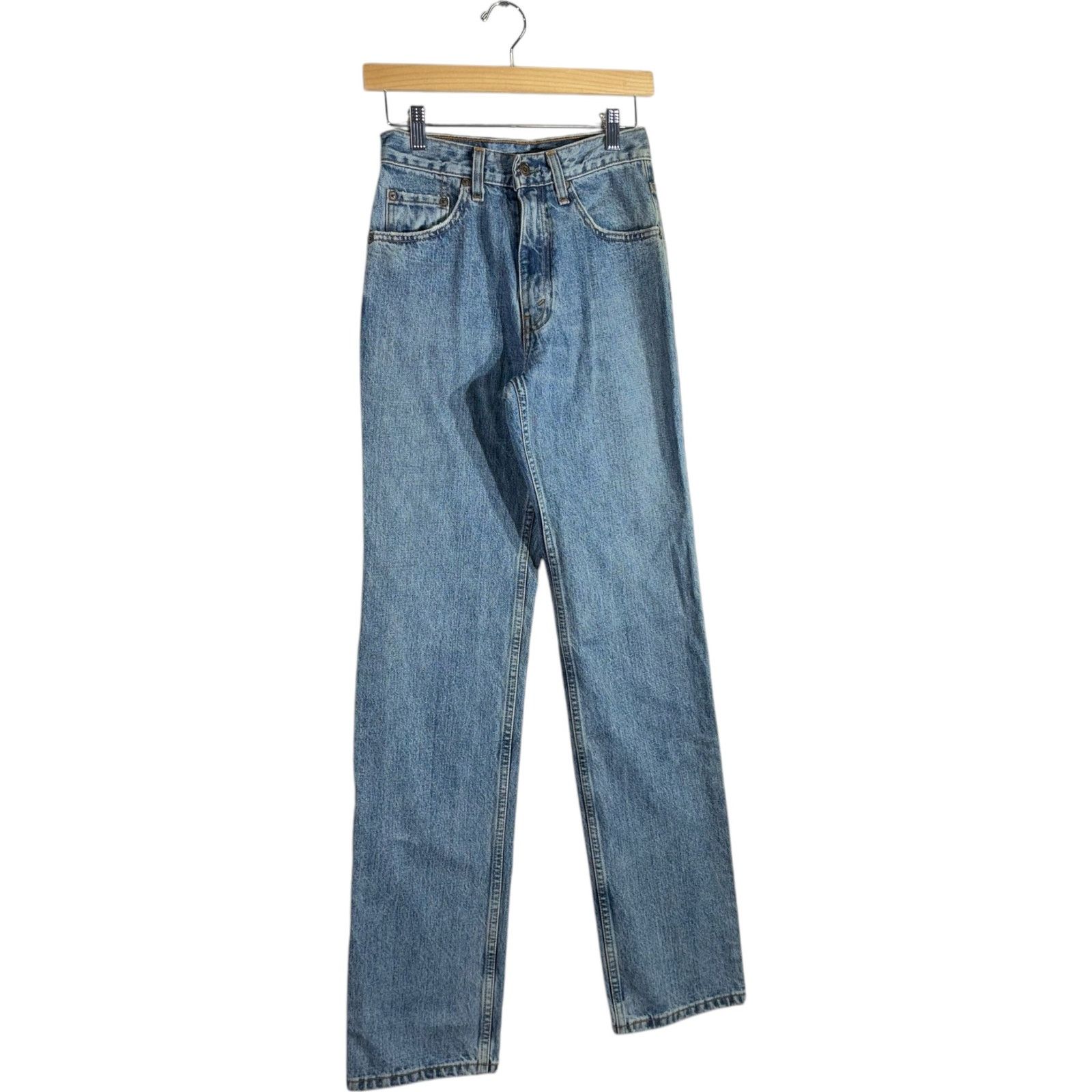 Levi's Vintage Levi's505 Straight Leg Jeans 27x34 Size US 27 - 4 Thumbnail