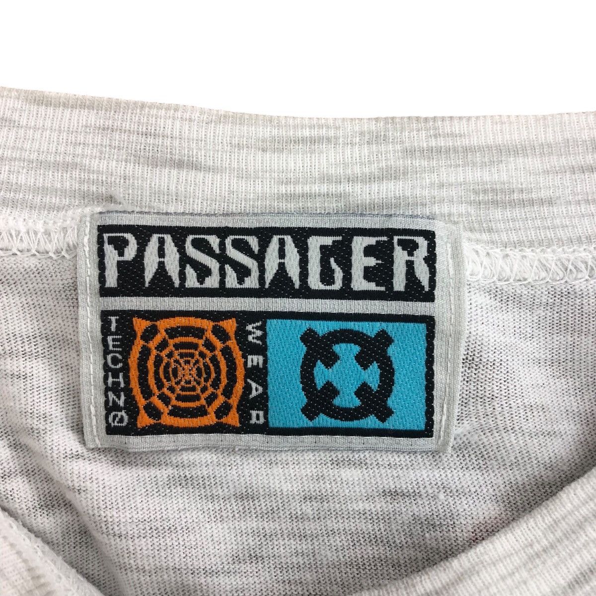 Vintage Pick!! Vtg PASSAGER TECHNO WEAR Top Tee Tshirt Size US L / EU 52-54 / 3 - 5 Thumbnail