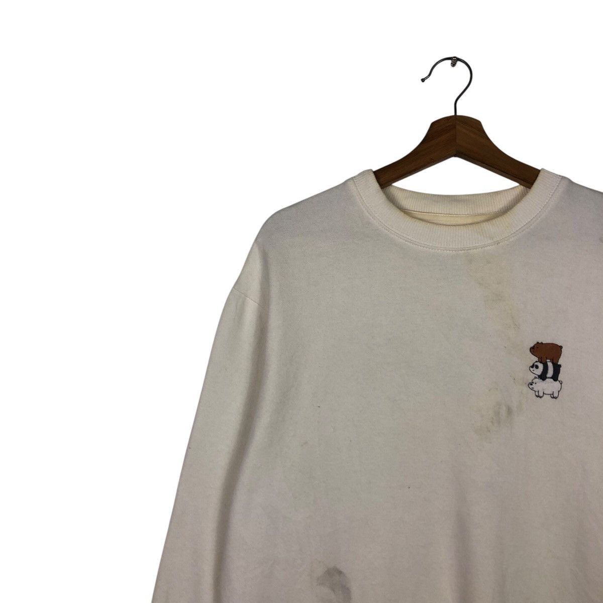 Japanese Brand 📌Vintage Sweatshirt Graphic Tee Cartoon Bear Big Logo Size US S / EU 44-46 / 1 - 8 Thumbnail