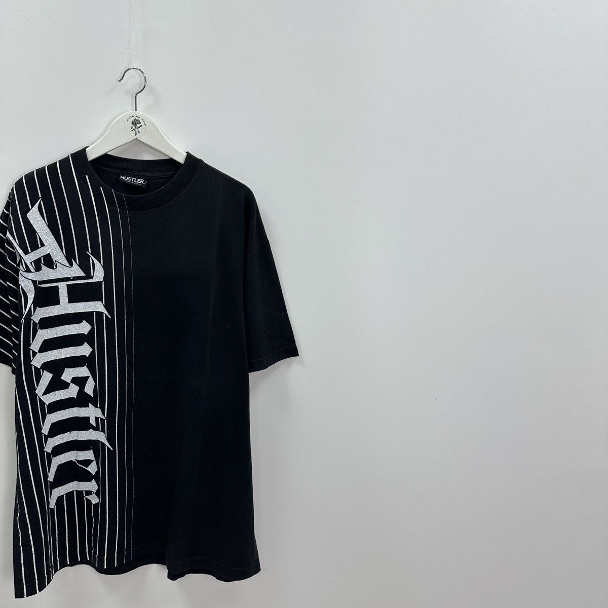 Vintage Vintage 00s Hustler Og big logo sun faded tee y2k hype rare Size US XL / EU 56 / 4 - 2 Thumbnail