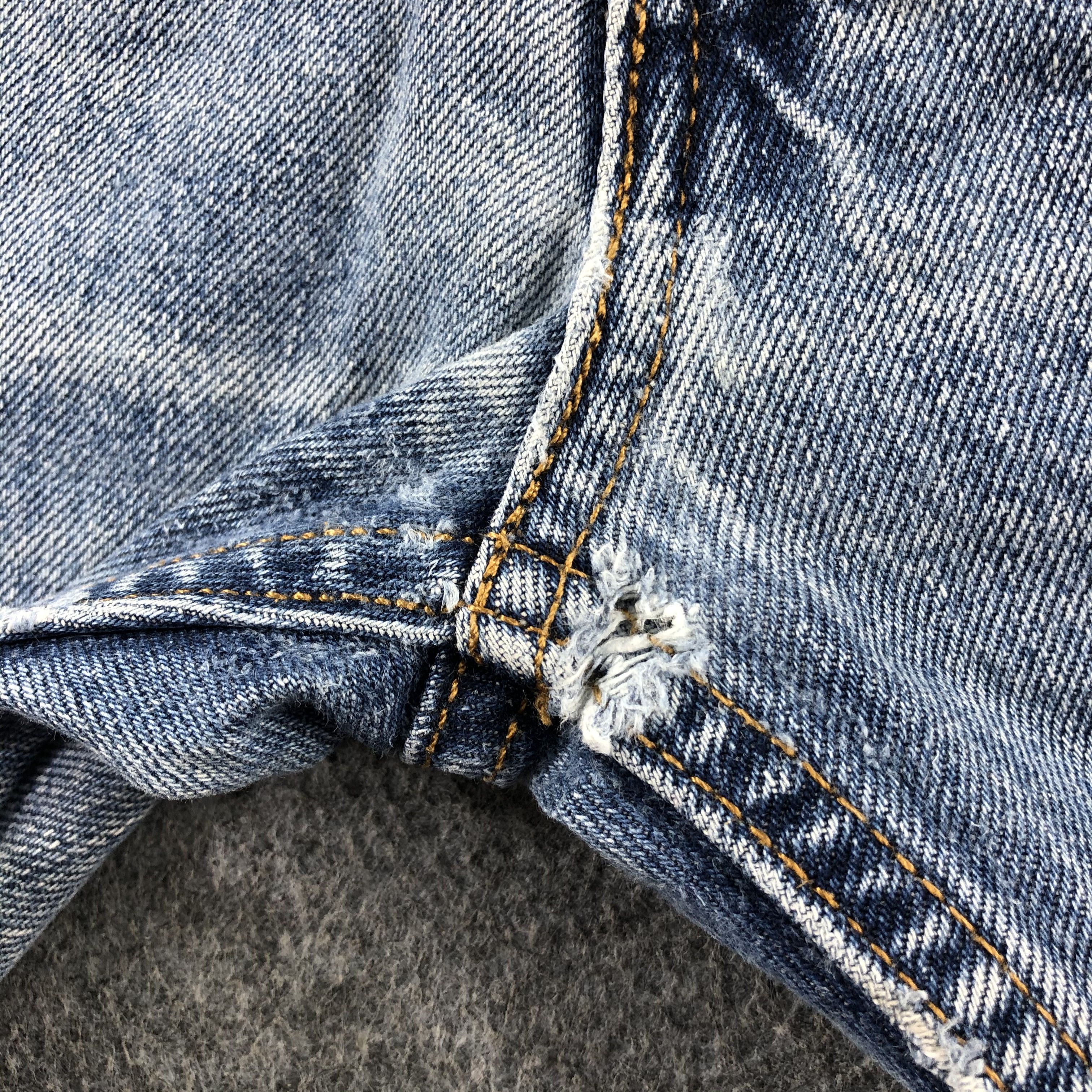 Levi's Vintage Blue Wash Levis 505 Jeans-J2477 Size US 36 / EU 52 - 10 Thumbnail