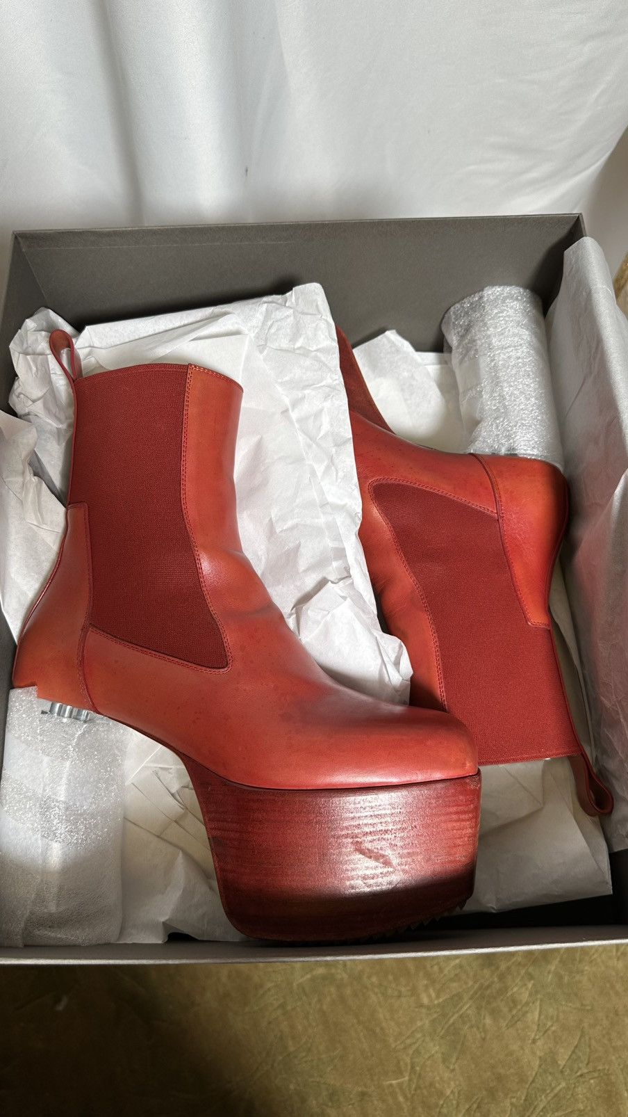 Rick Owens Rick Owens KISS platform chelsea boot (EU41.5) Size US 8.5 / EU 41-42 - 8 Thumbnail