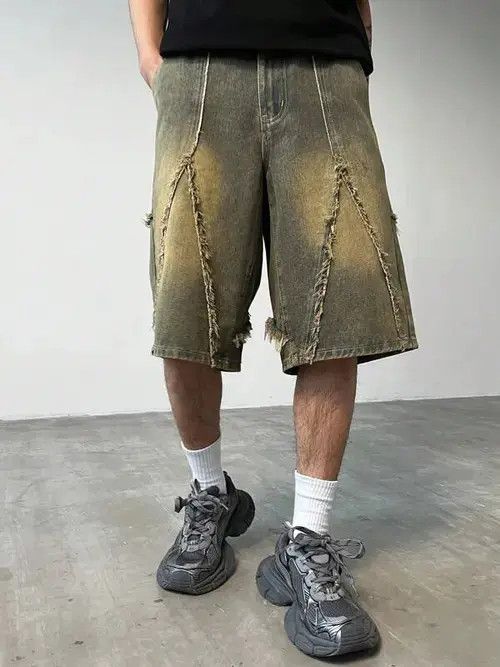 Other Hirota x Gotoh Washed Y2k Shorts Jorts Opium Denim Size US 32 / EU 48 - 4 Thumbnail