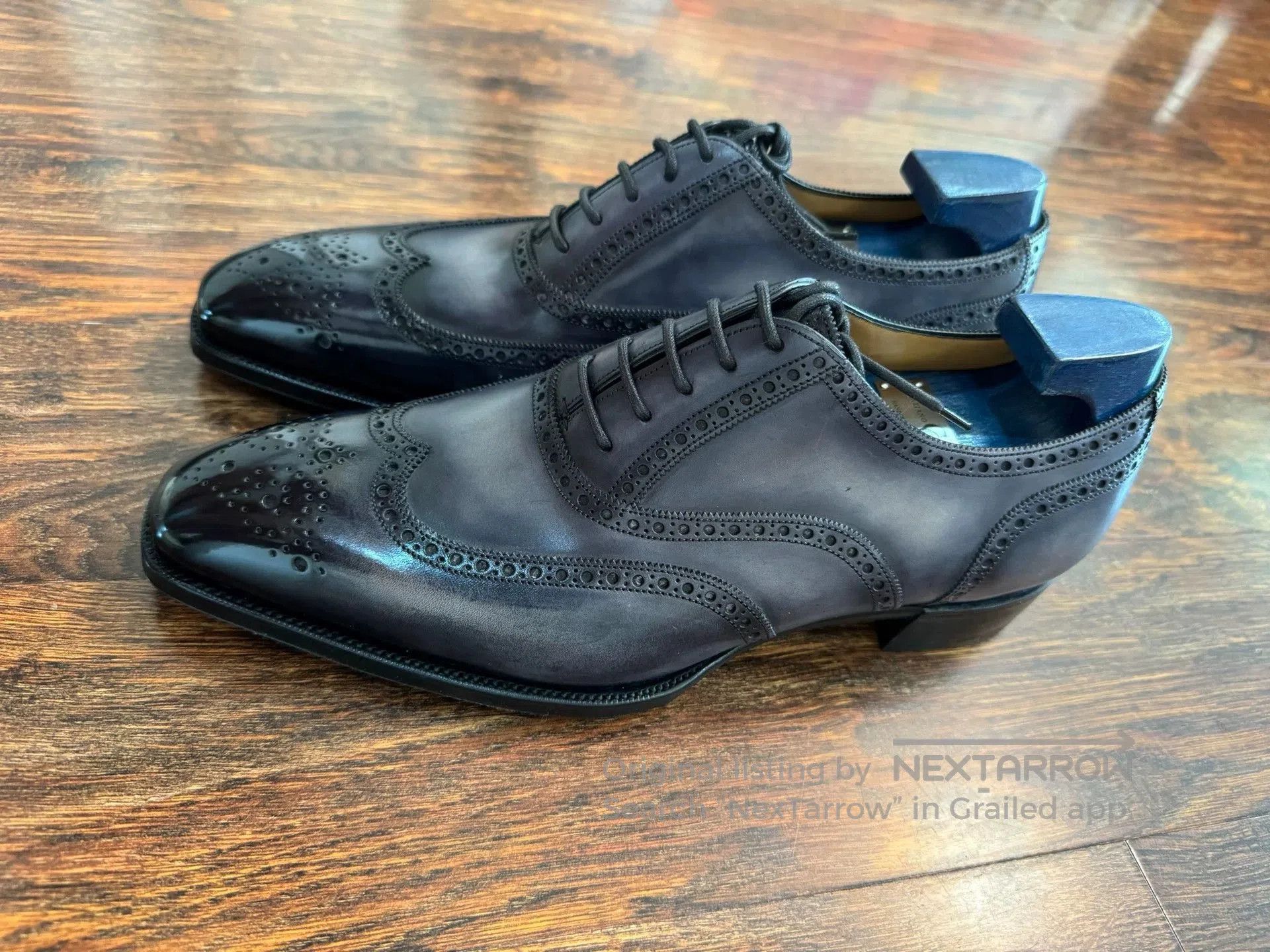 Gaziano & Girling Black Leather Formal Oxford Shoes Size 7. Size US 7 / EU 40 - 5 Thumbnail