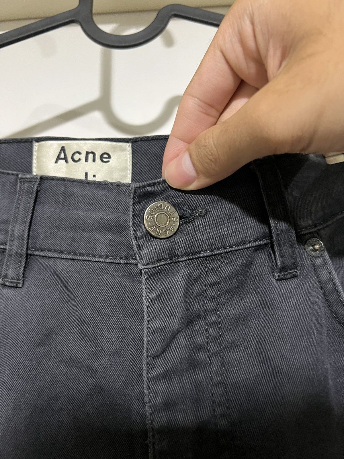 Acne Studios Faded Acne Studios Ace Ups Black Jeans Size US 31 - 4 Thumbnail