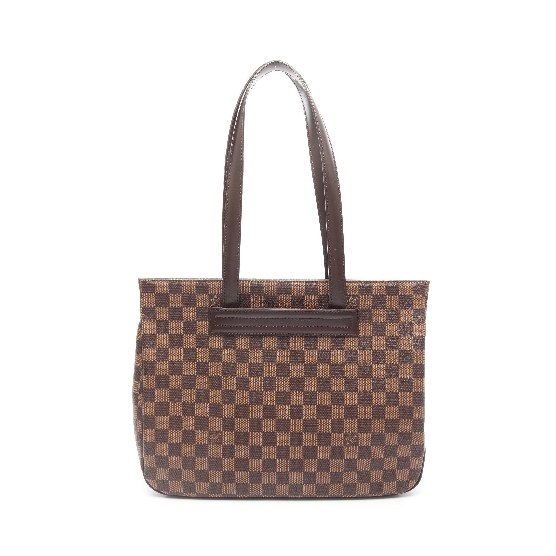 Louis Vuitton Louis Vuitton Parioli Pm Damier Ebene Shoulder Bag Tote Leather Brown Size ONE SIZE - 1 Thumbnail