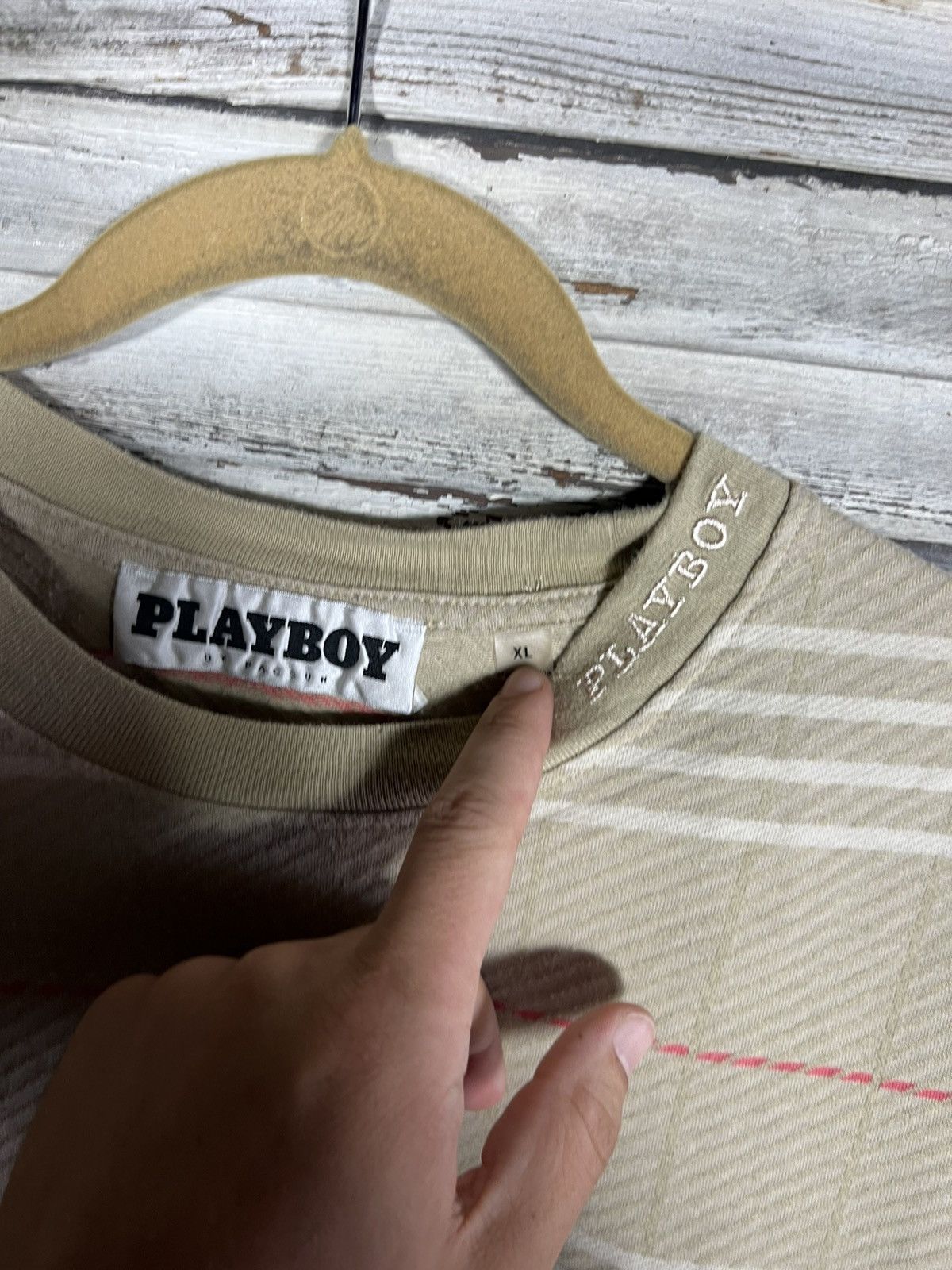 Playboy Playboy Striped Shirt Size US XL / EU 56 / 4 - 4 Thumbnail