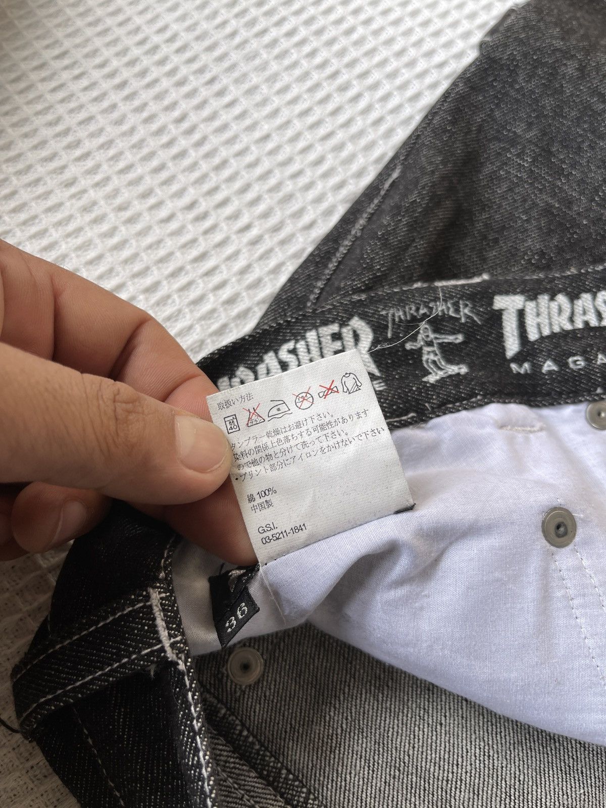 Thrasher × Vintage LastDrop🔥Very Rare🔥THRASHER MAGAZINE Skateboards Baggy Jeans Size US 36 / EU 52 - 15 Thumbnail