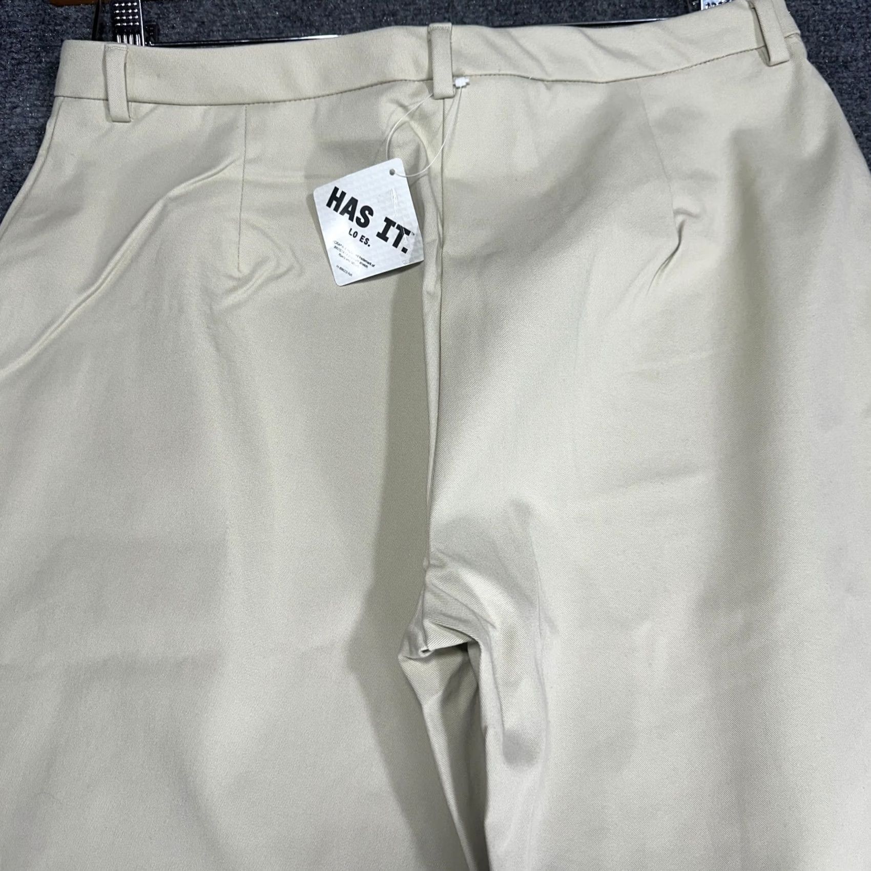 Vintage L.L. Bean Pants Womens 10 Petite Beige Cotton Stretch Chino Straight Pockets NEW Size 30" / US 8 / IT 44 - 7 Thumbnail