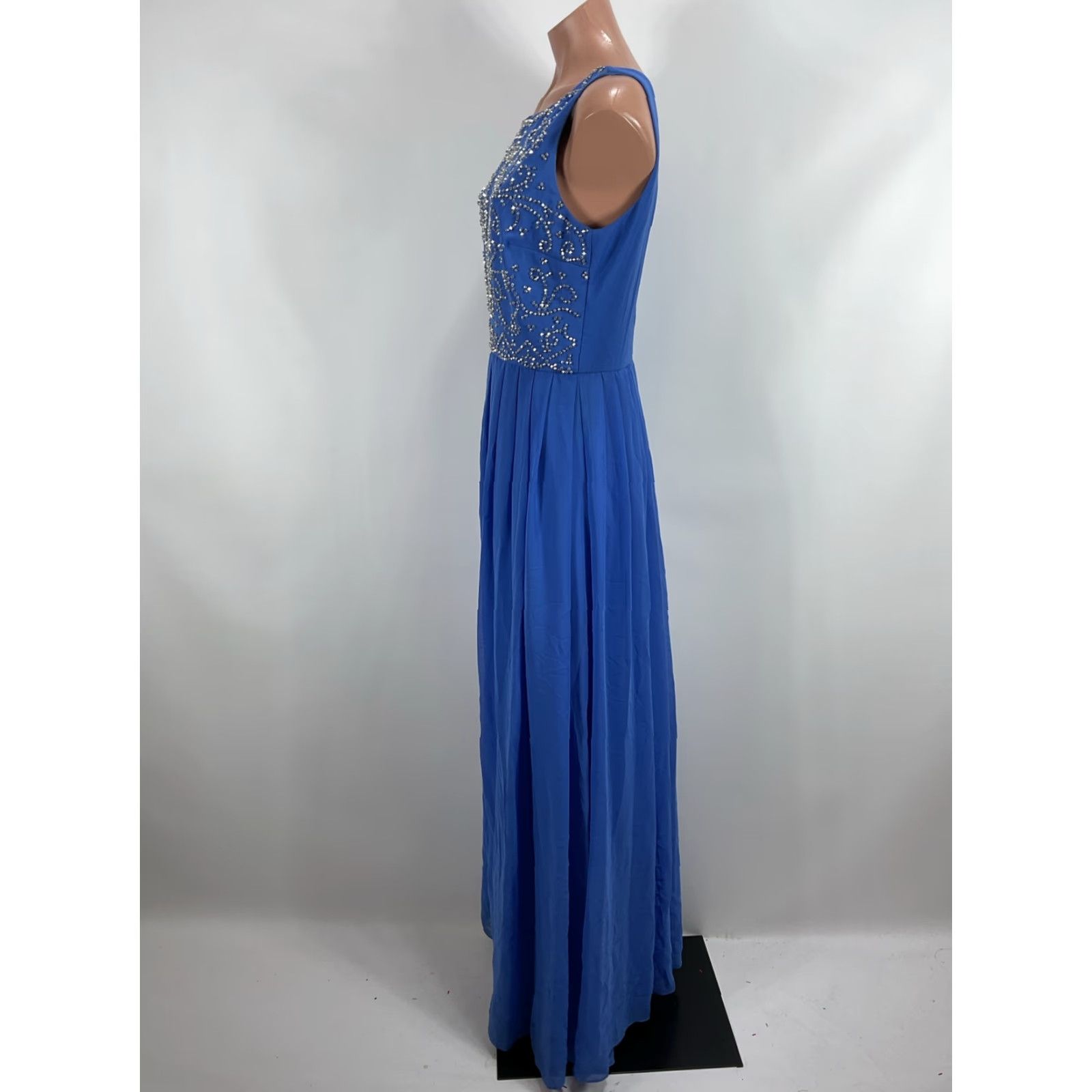 empire waist bridal dress Alyce Paris 61856 - Long Sequins/Shiny Jersey Sheath Dress main image 1