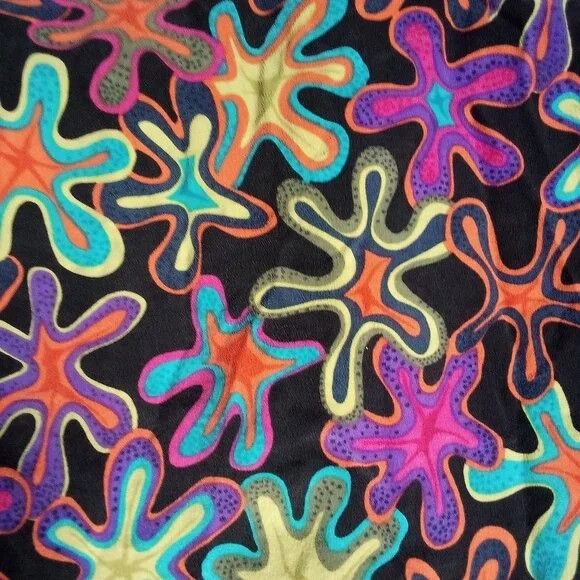 Other Vintage Abstract Geometric Amoeba Silk Button Shirt Size S / US 4 / IT 40 - 5 Thumbnail