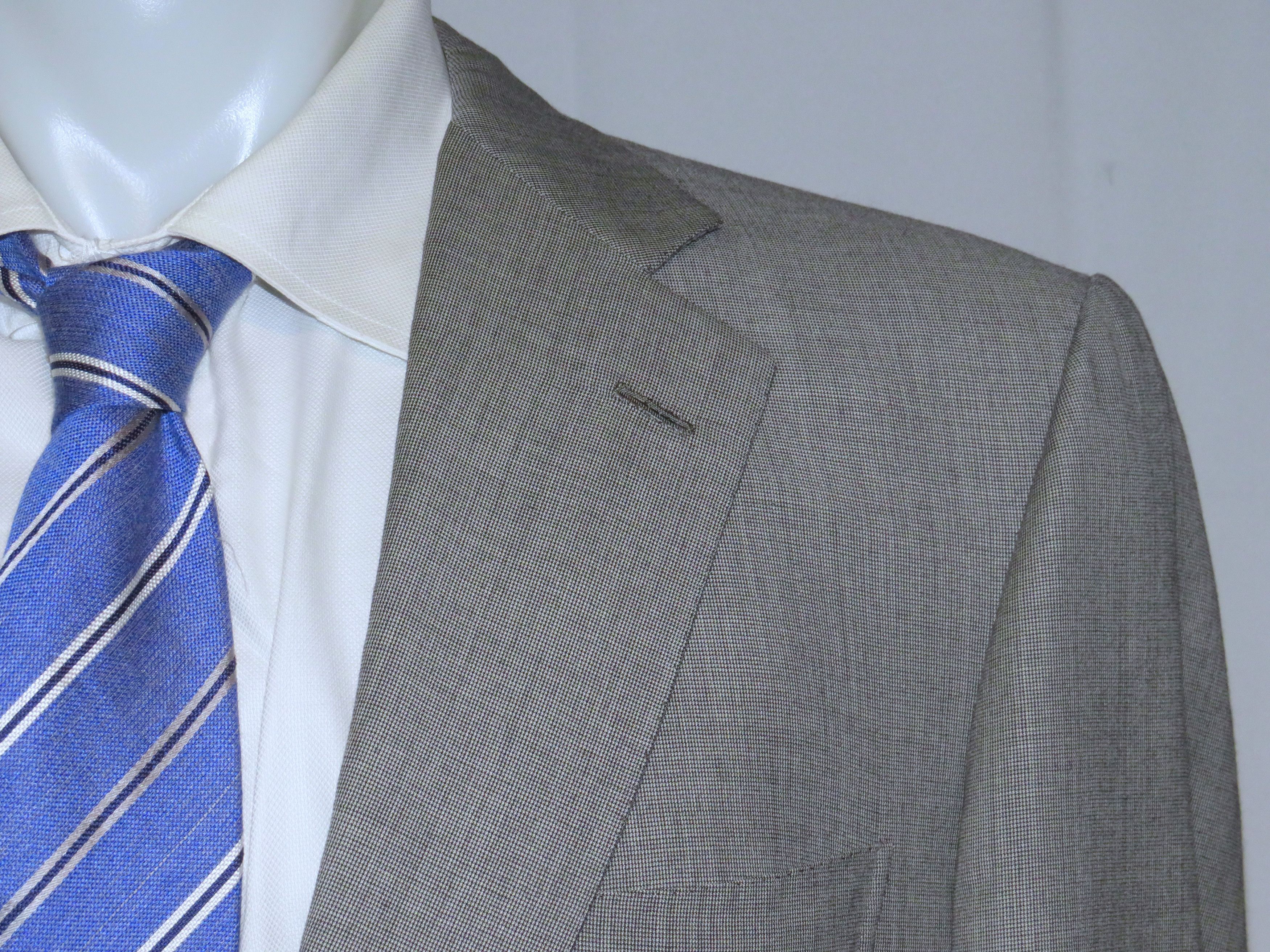 Brioni Nomentano Gray Nailshead Super 180 Two Button Sport Coat 44L Size 44L - 5 Thumbnail