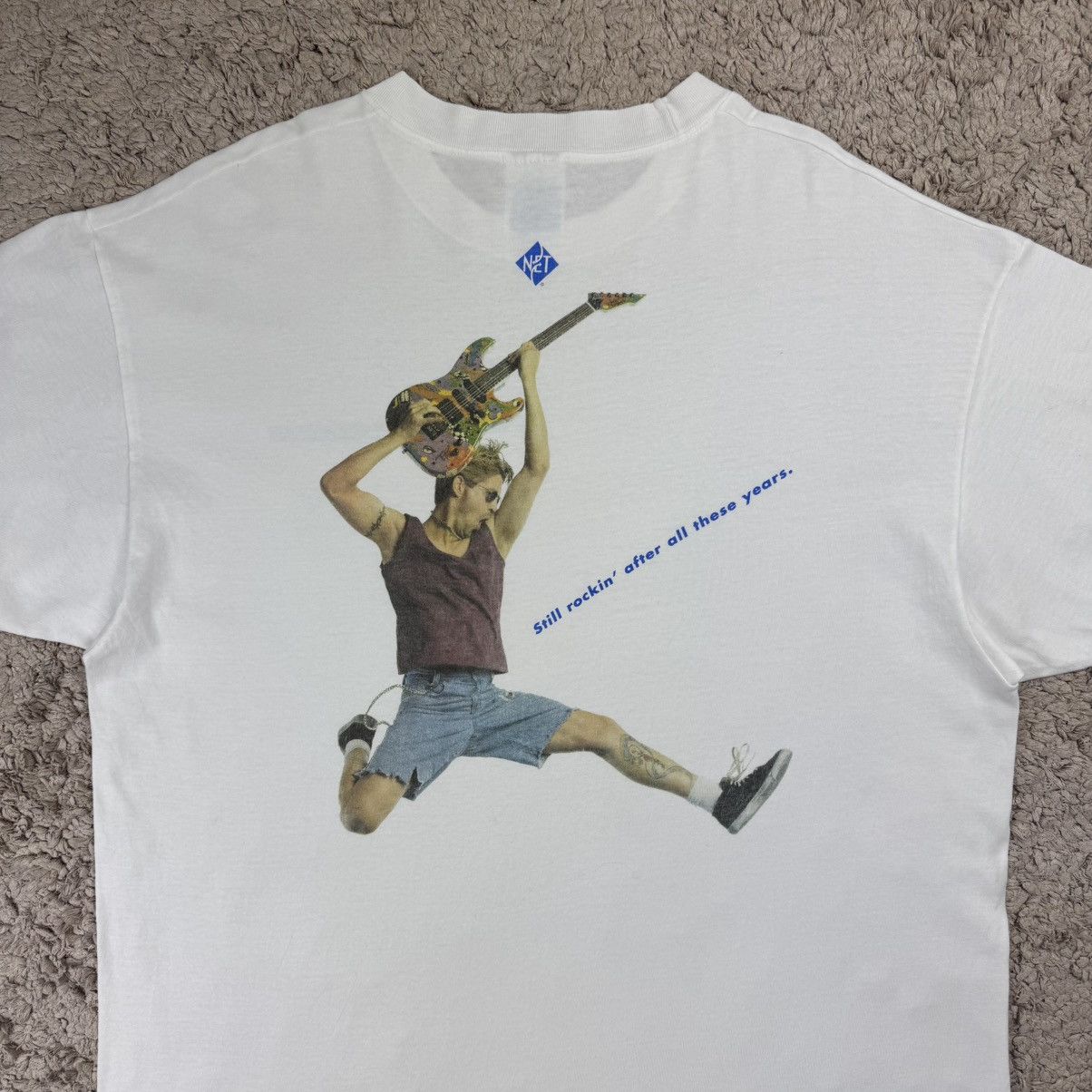 Band Tees Vintage Guitarist Steve Vai NET Promo T-shirt Size US XL / EU 56 / 4 - 5 Thumbnail