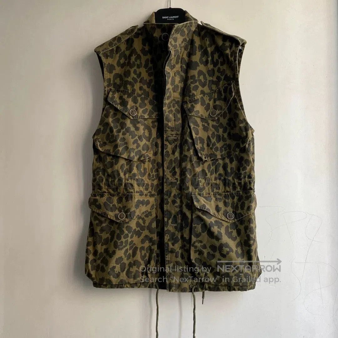 Saint Laurent Paris saint laurent leopard print utility vest. Size US M / EU 48-50 / 2 - 1 Thumbnail
