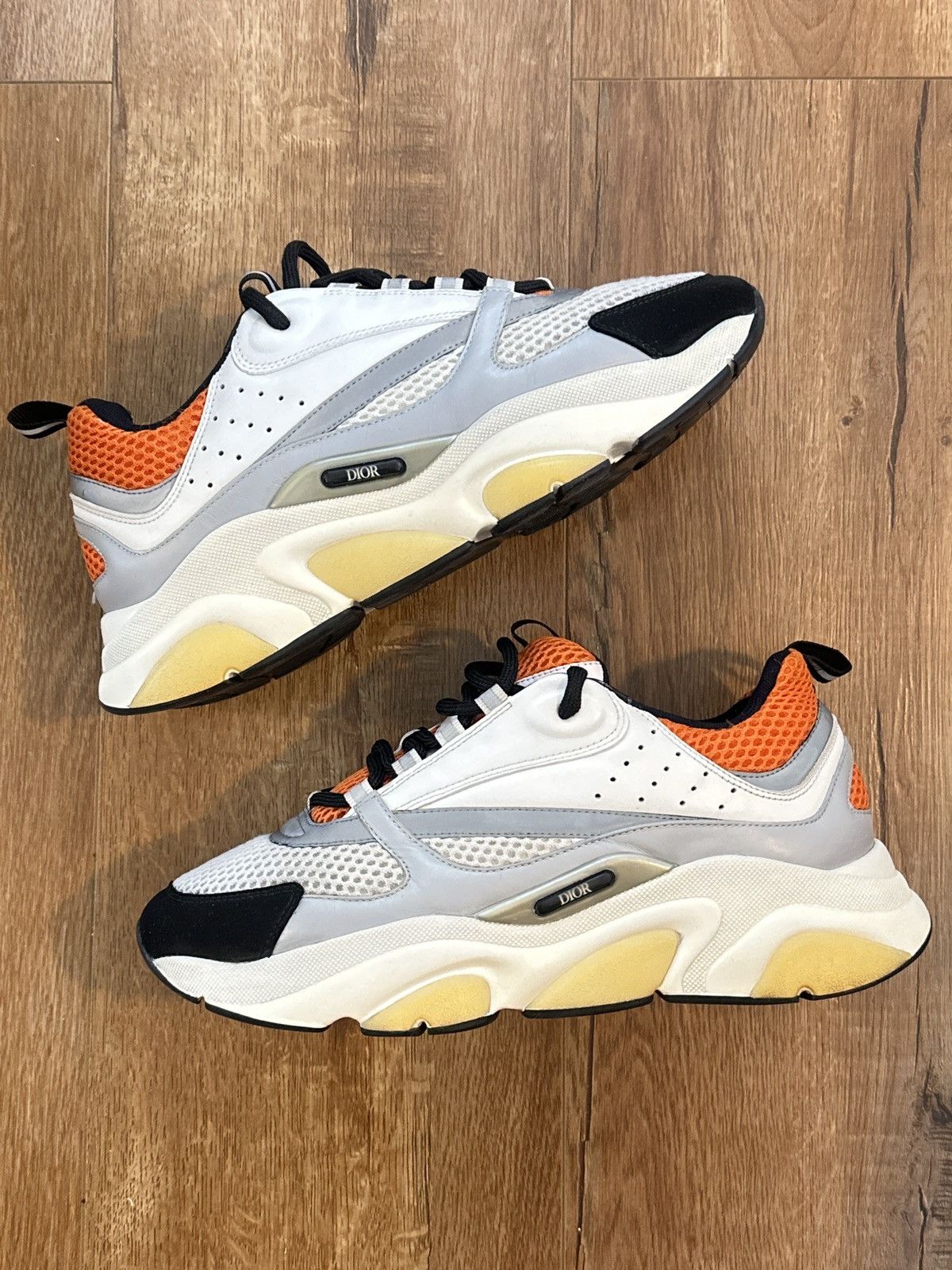 Dior Sneakers B22 White Dior Sneakers B22 Grey/Orange
