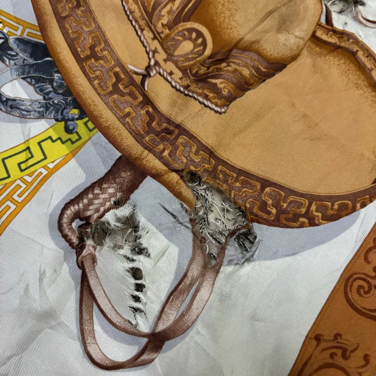 Hermes Hermes Charreada Silk Scarf 90cm Jean de Fougerolle Vintage Size ONE SIZE - 14 Thumbnail