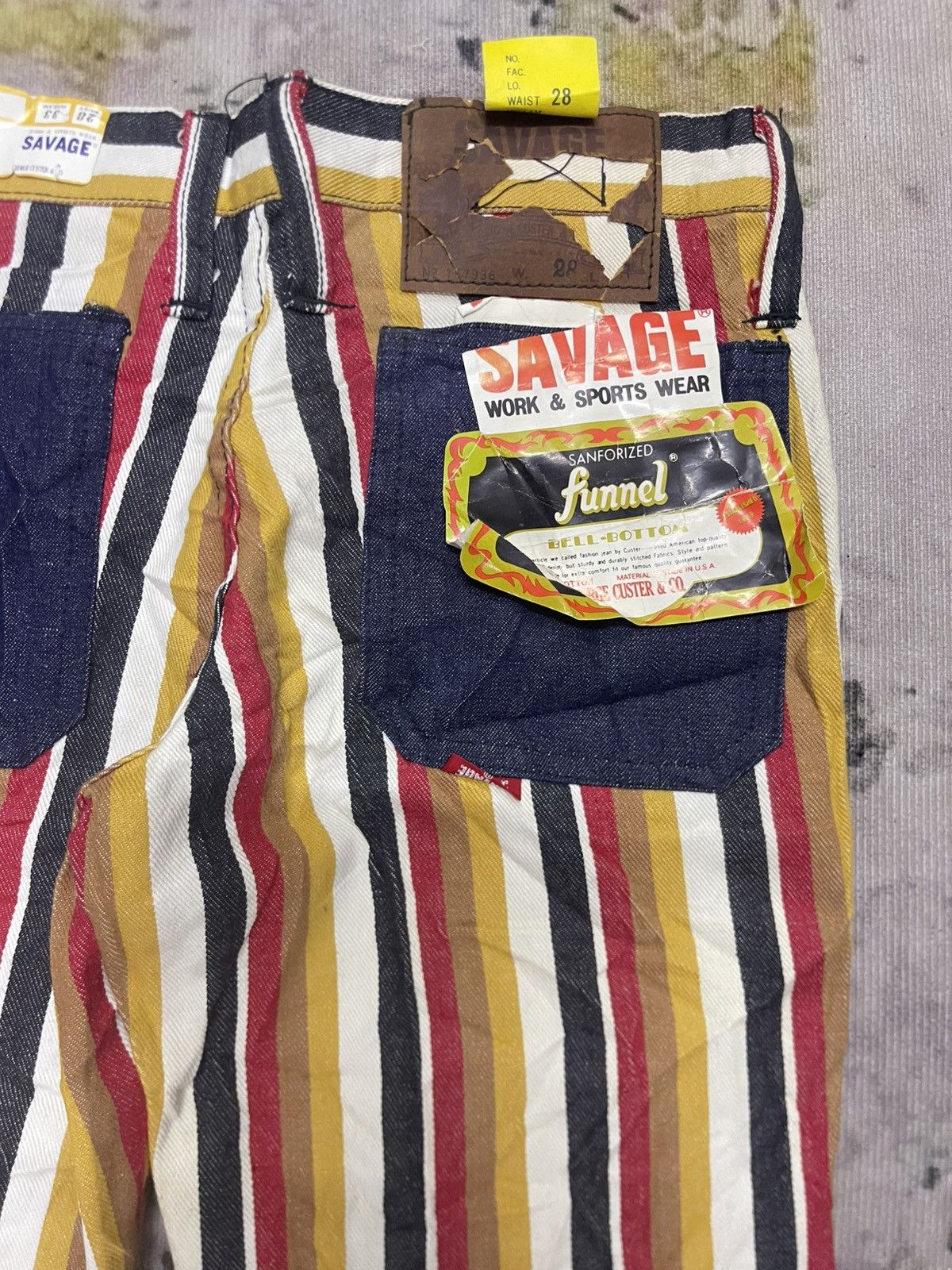 Other Jeans Savage George Custer Bell Bottom USA Size 28" / US 6 / IT 42 - 11 Thumbnail