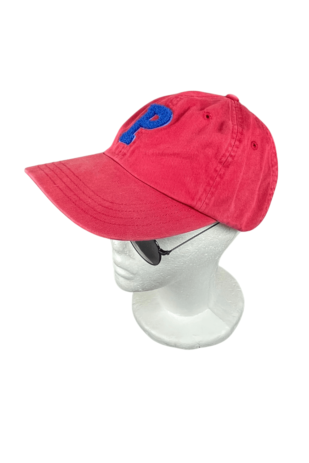 Polo Ralph Lauren 1990s Polo by Ralph Lauren Chenille-P Varsity Cap Size ONE SIZE - 3 Thumbnail